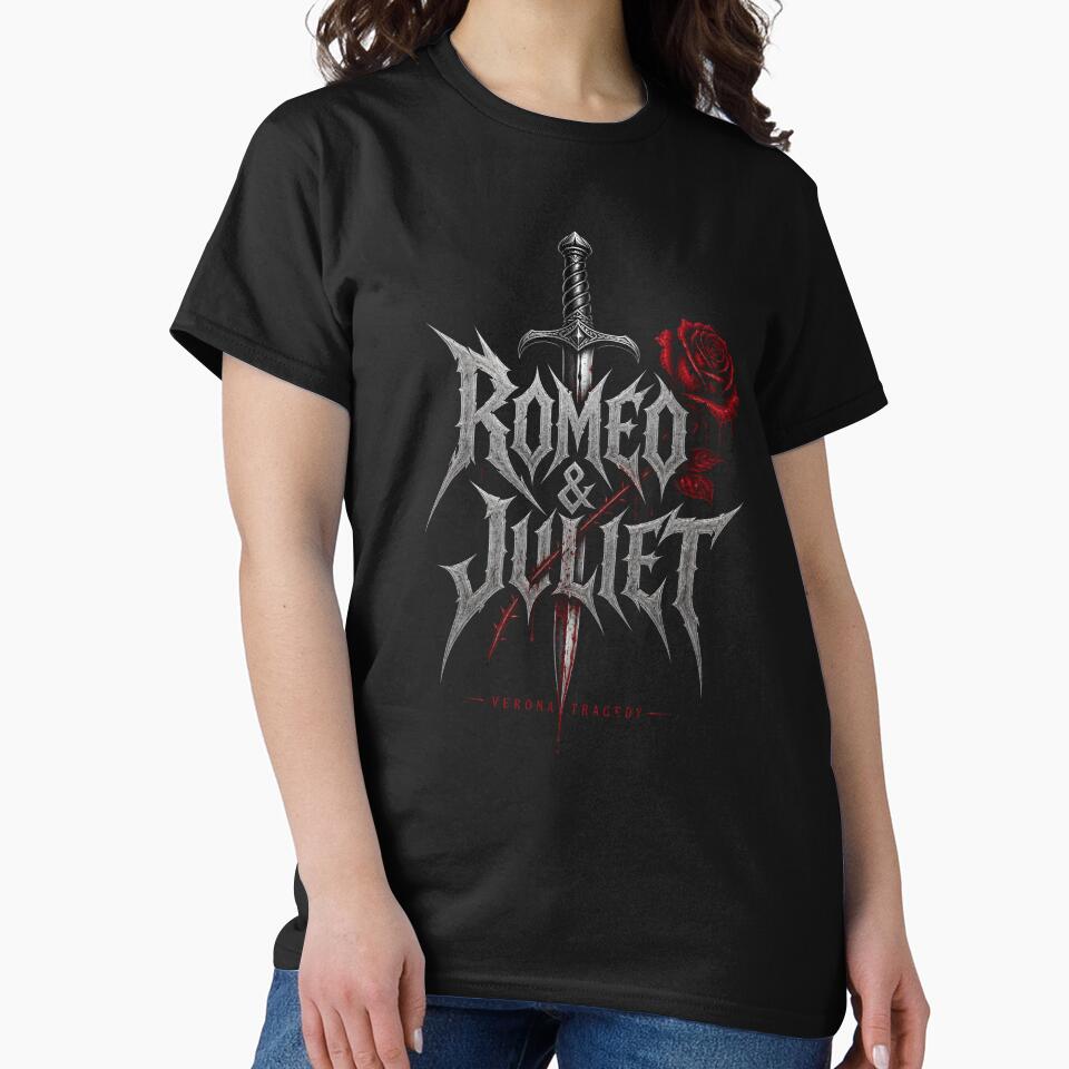 Romeo and Juliet Gothic Metal Verona Tragedy Sword Art by Fenay Designs