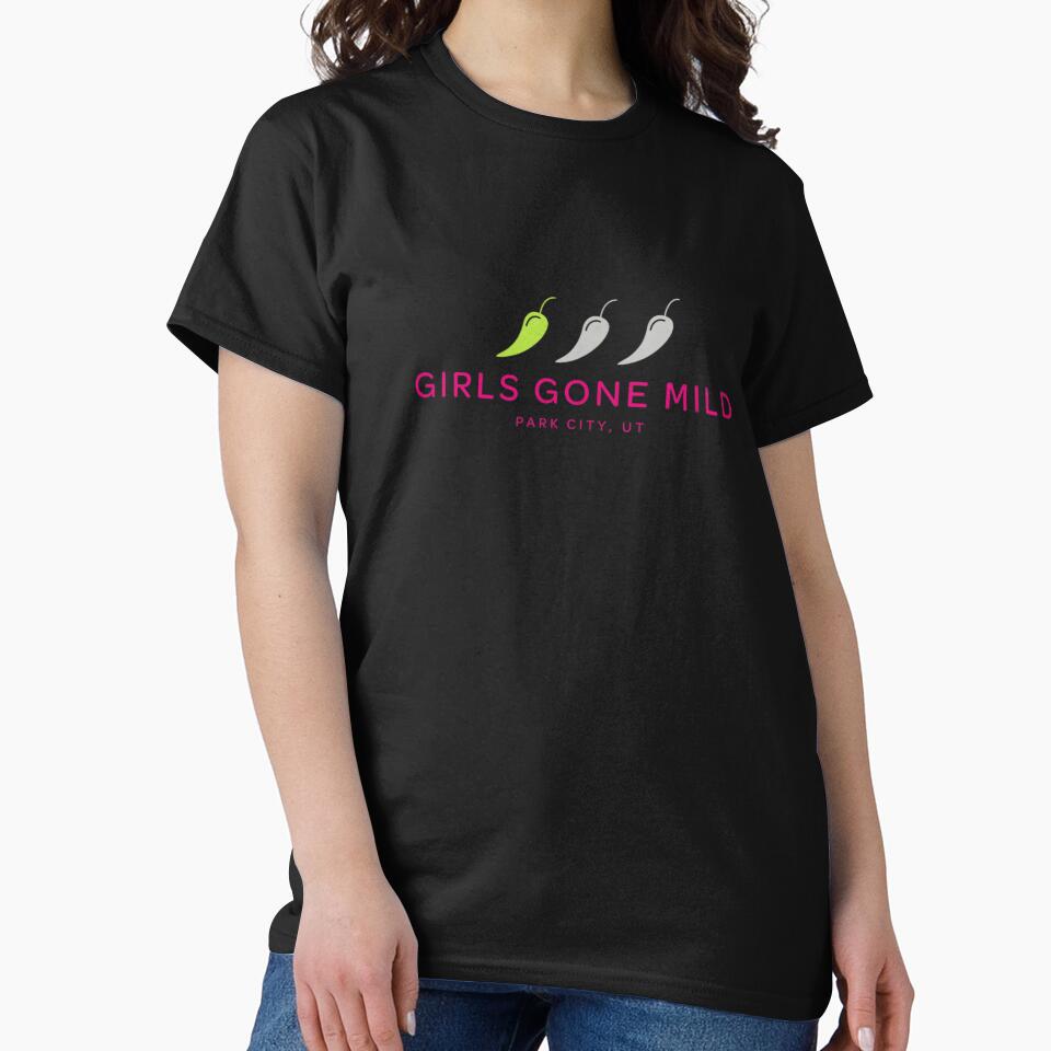 Retro Girls Gone Mild Park City Utah Pink Chili Pepper Adventure Design by DaphoLatara