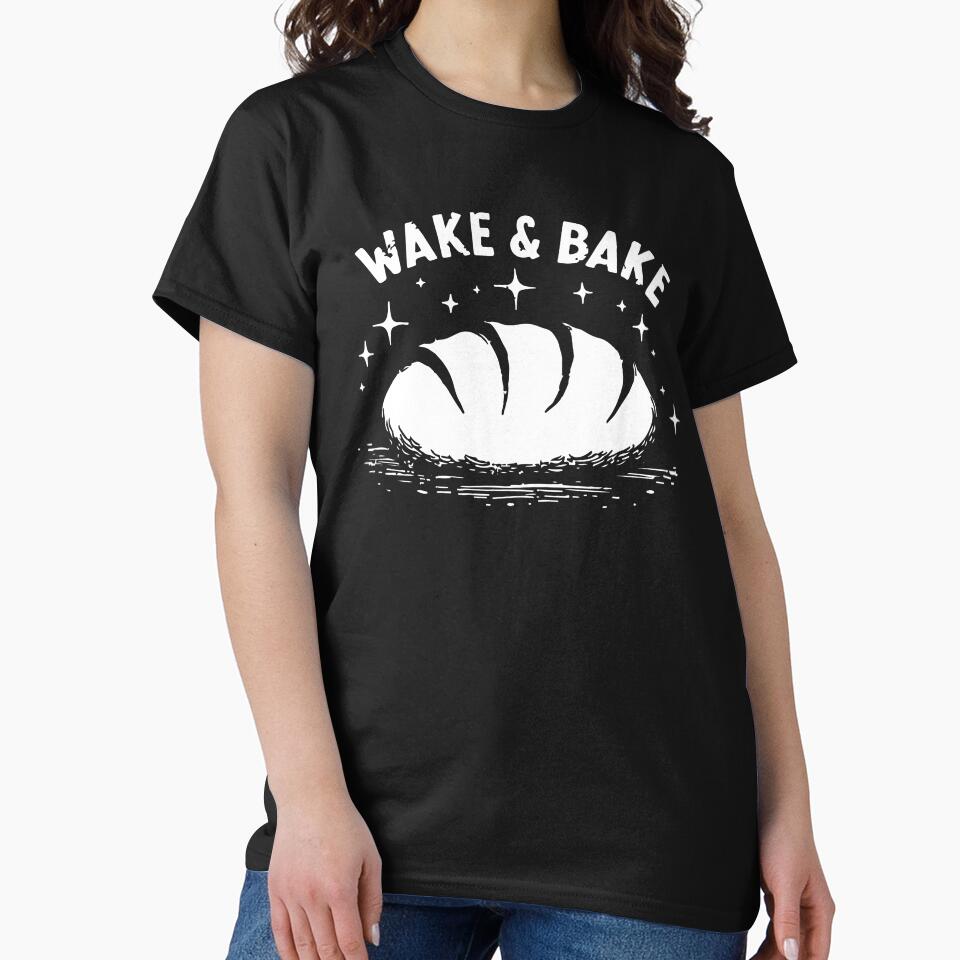 Wake and Bake, Funny Sourdough, Bakers, Sourdough Starter, Funny Bread, Gift for Her by DesignDenDo ⭐⭐⭐⭐⭐