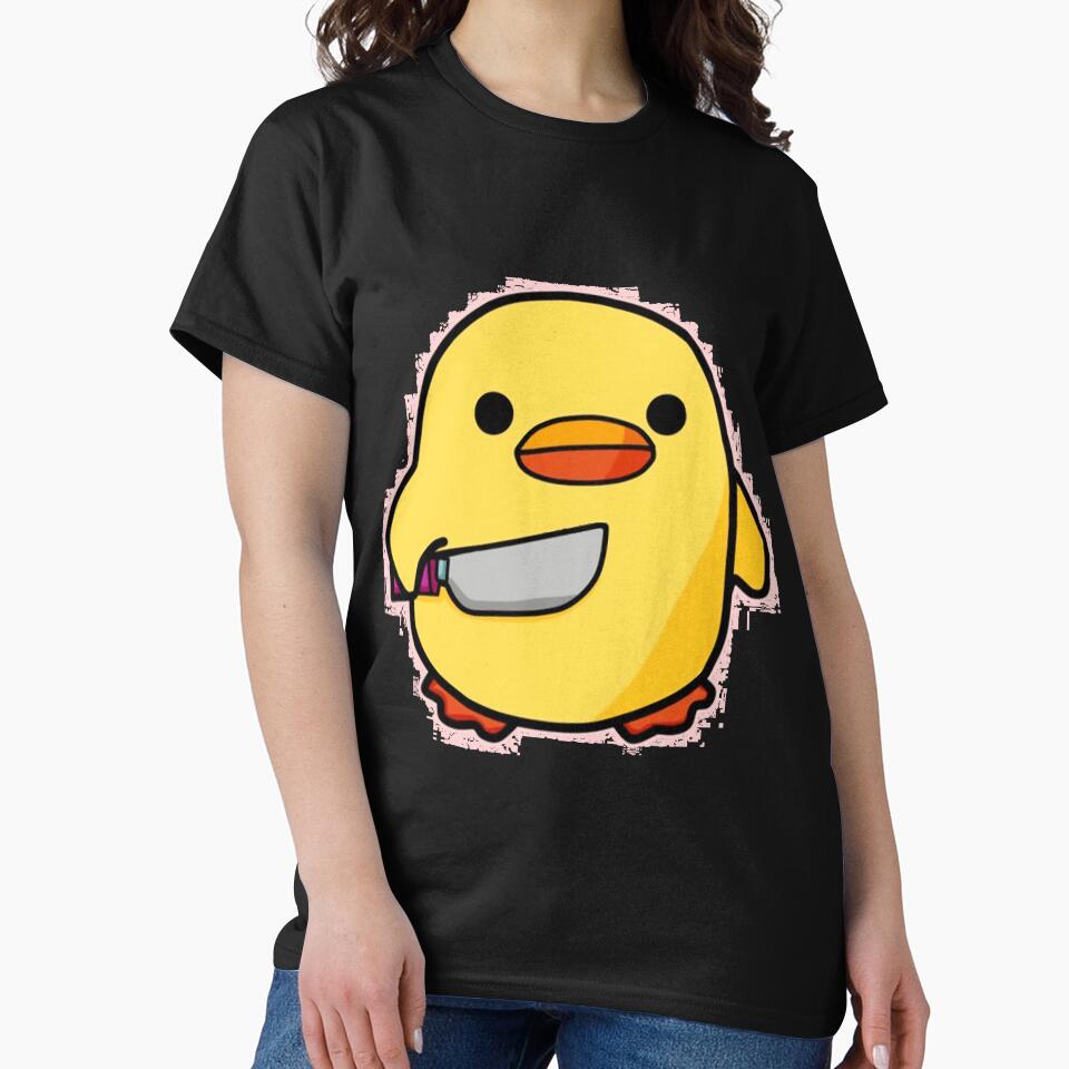 Duck with knife  iPhone Case by wudktforavd3