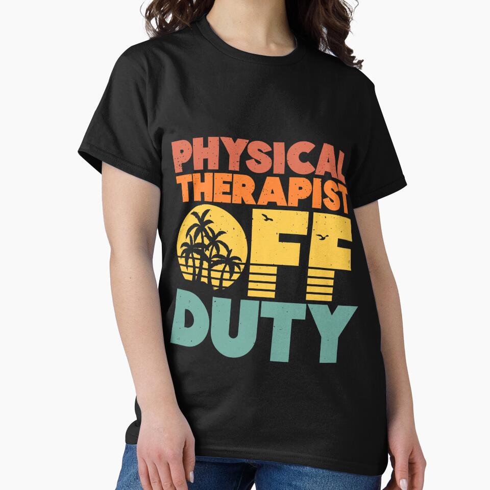 Physical Therapist Off Duty Funny Vacation Sunset by d247
