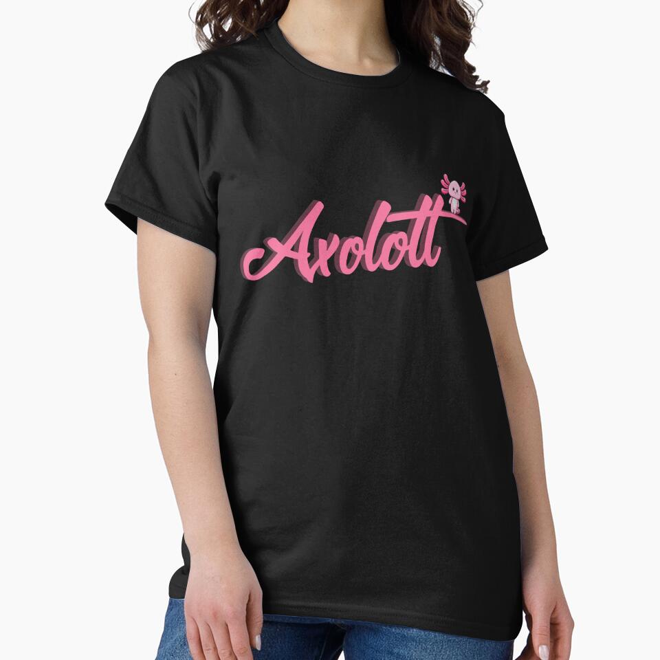 3D Text Axolotl- color pink by Rsagur12