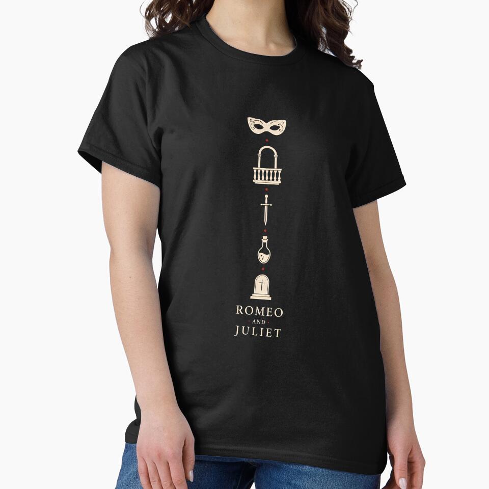 Romeo and Juliet Minimalist Story Icons Tragedy Art by Fenay Designs