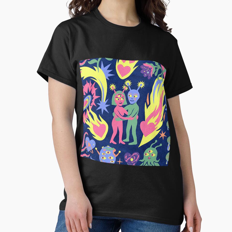 Neon Psychedelic Alien Love Cosmic Chaos Montage by zzz888