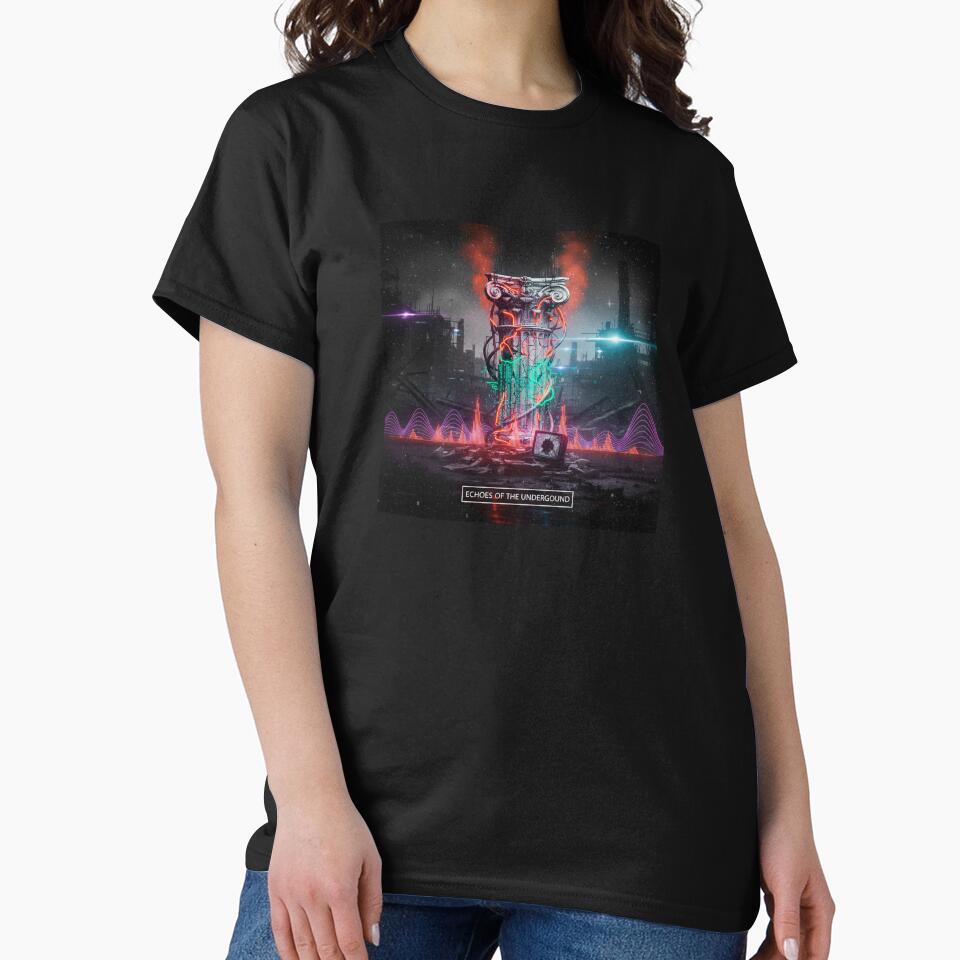 Echoes of the Underground: Industrial Techno Glitch Pillar by codex antique