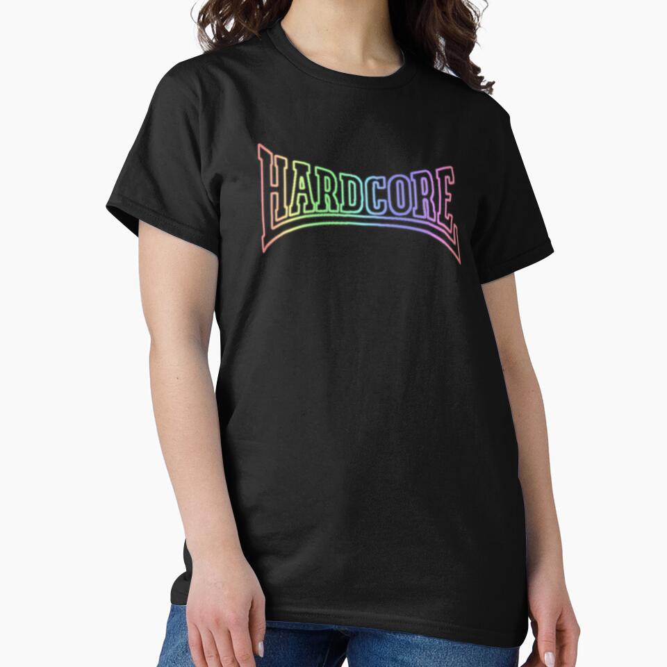 Hardcore - Rainbow Neon Logo by SPAZE-Typo