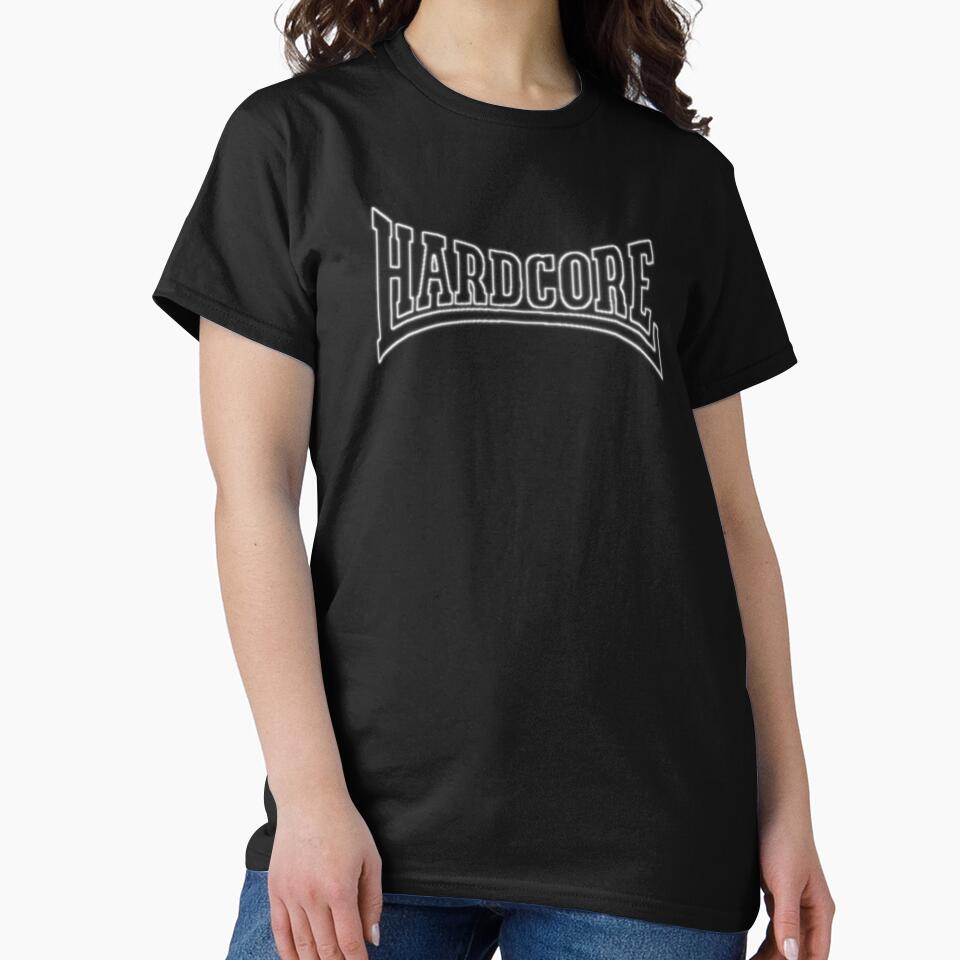 Hardcore - White Neon Logo by SPAZE-Typo