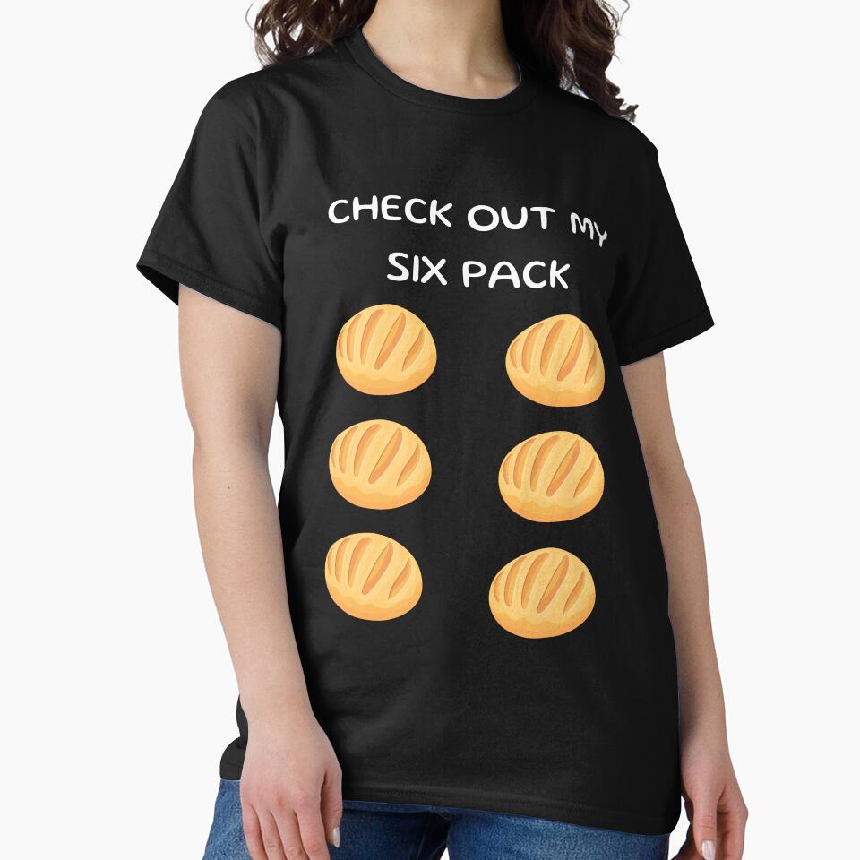 Sourdough bread lover funny check out my six pack sourdough six pack baking funny baker by Lulustarfox