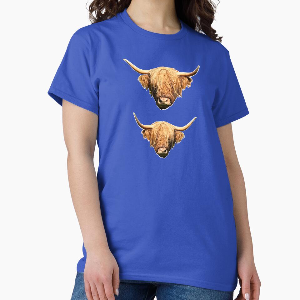 Highland cow set by suekieper
