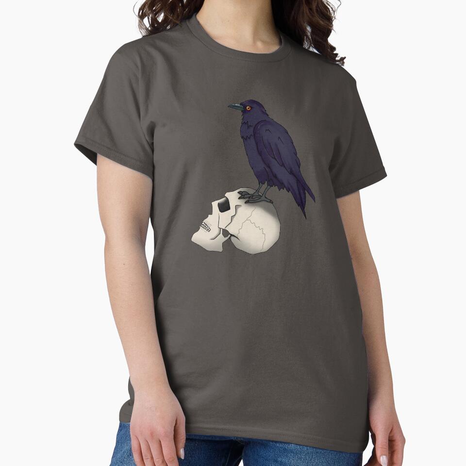 Richard the Raven: British Folklore Guardian (Black Raven on Skull) by Englandbear