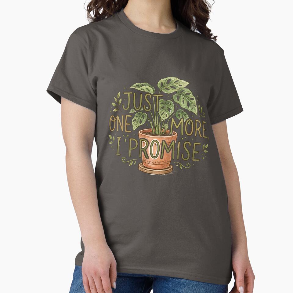 Just One More I Promise - Funny Monstera Plant Lover Art by BobaBunny76
