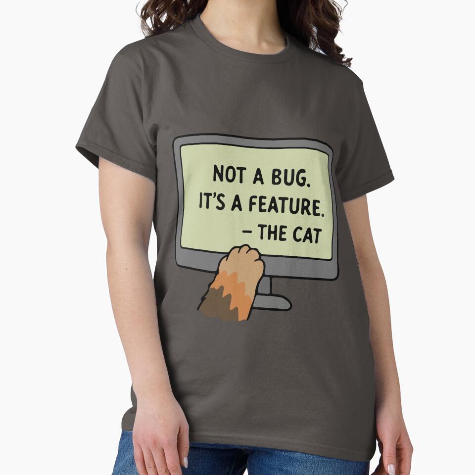 The Cat's Code: Not a Bug, Just a Feature by MalisoStickers