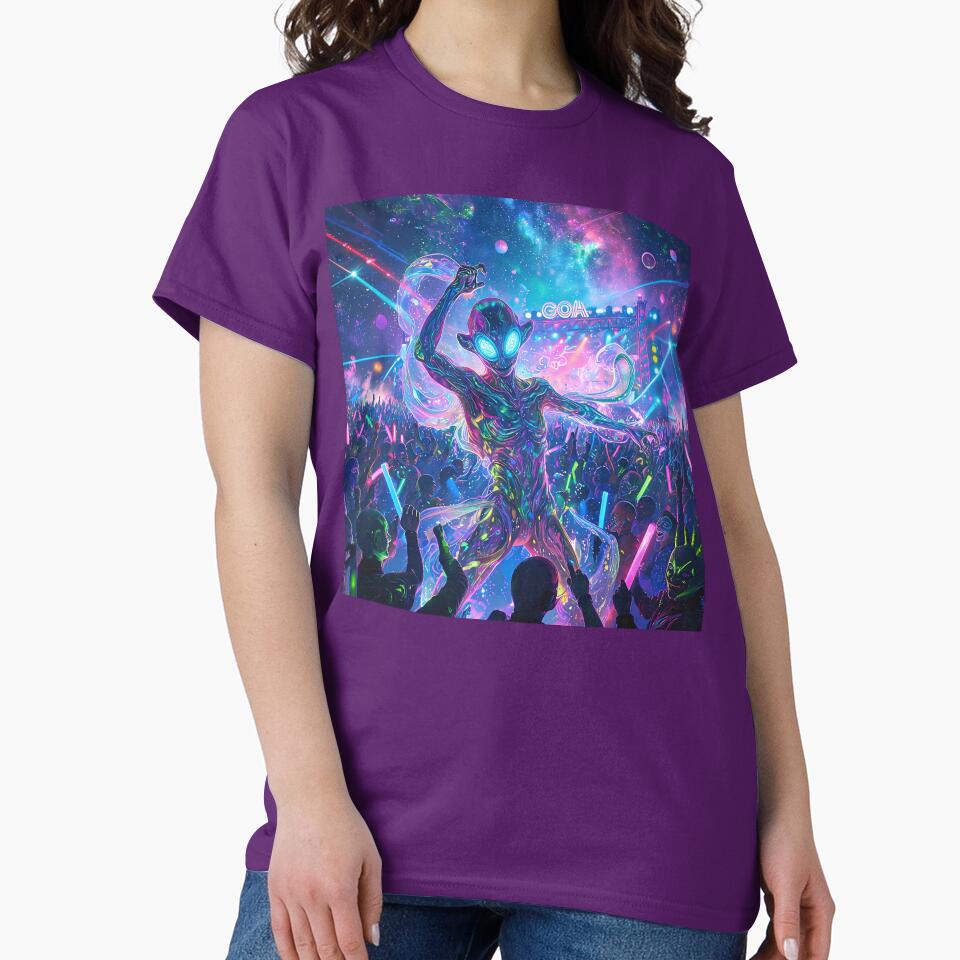 Alien Rave Entity – Cosmic Psy Creature by RH Design Lab