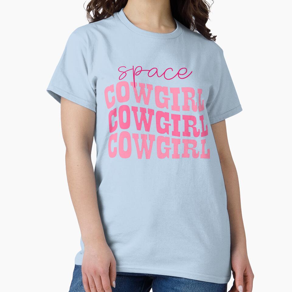 Space Cowgirl Pink Western Retro Typography by Vicky021