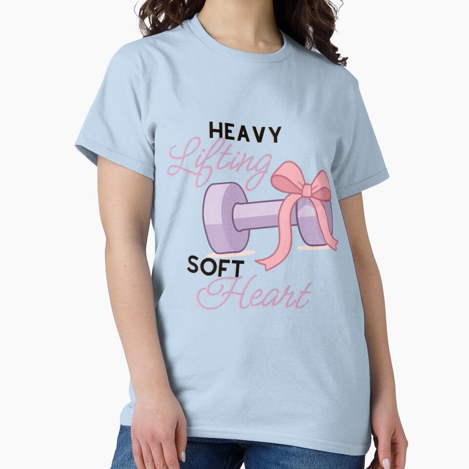 Heavy Lifting Soft Heart Purple Dumbbell Bow Cute by Girly-Universe