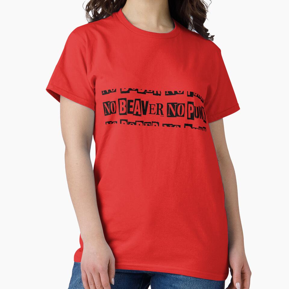 No Beaver No Punk No.3 Distressed Punk Aesthetic by NO BEAVER NO PUNK