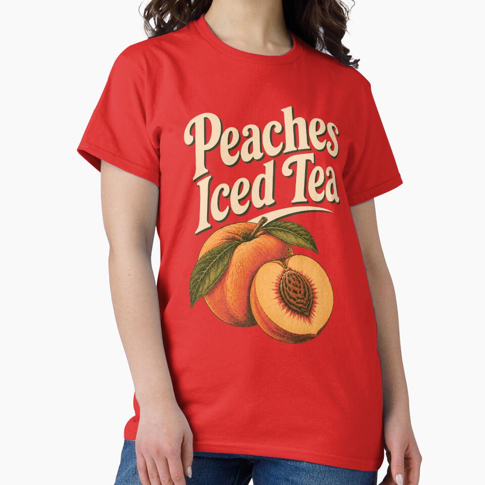 Georgia Peaches Iced Tea Retro Sweet Fruit Souvenir by JackCurtis1991