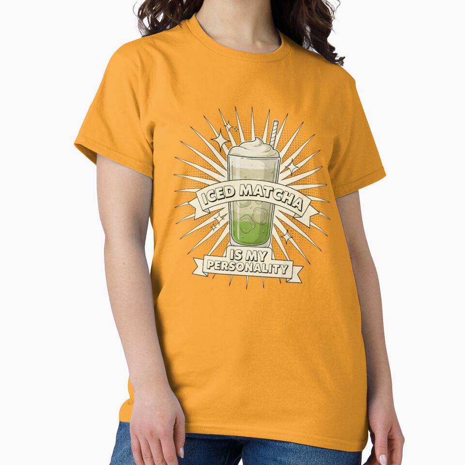 Iced Matcha Is My Personality – Funny Matcha Lover Aesthetic Design by ArcticFoxStudio