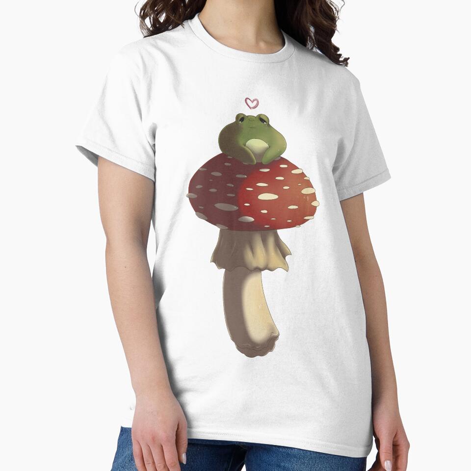 Frog on a Mushroom by souptimme