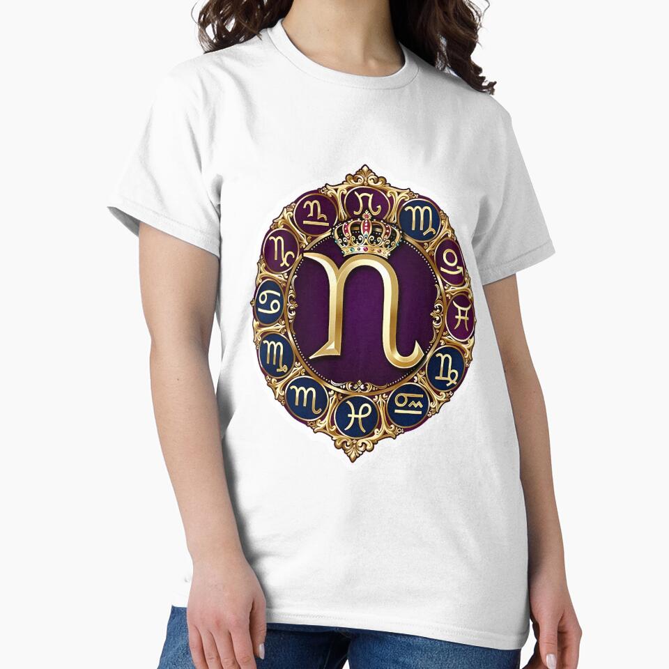 Royal Astrology Wheel Monogram Emblem by Zodiac Celestial Art