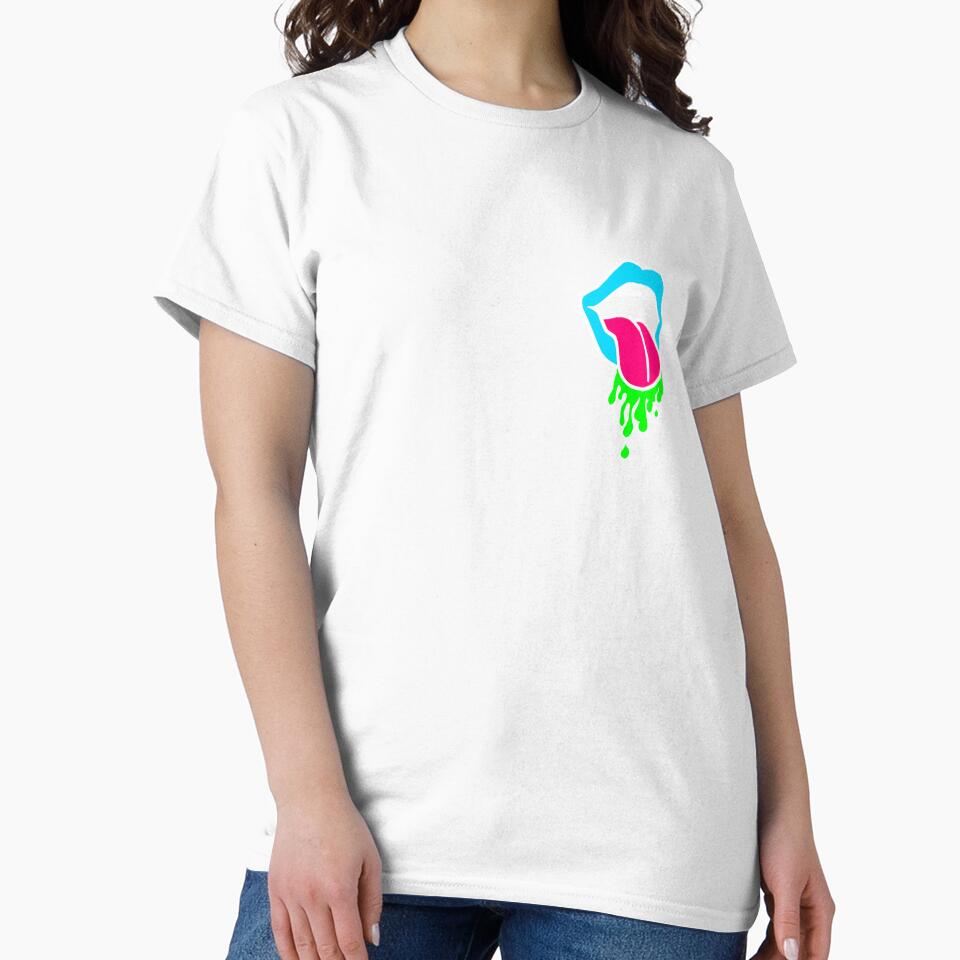 Neon Wet Mouth by jkdigitalart