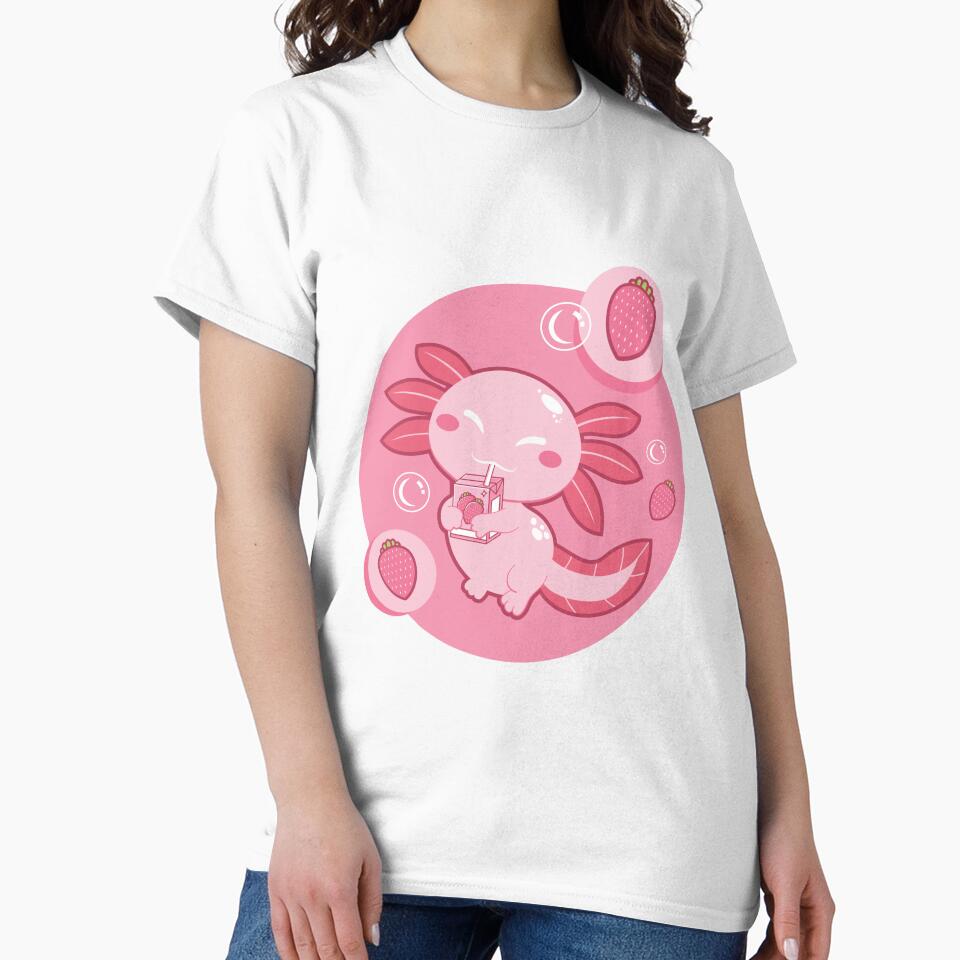 I axolotl pink milk shake by Splinter300