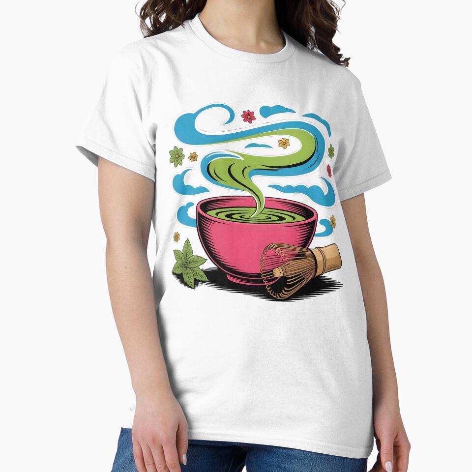 Psychedelic Japanese Matcha Bowl Art by Luadline