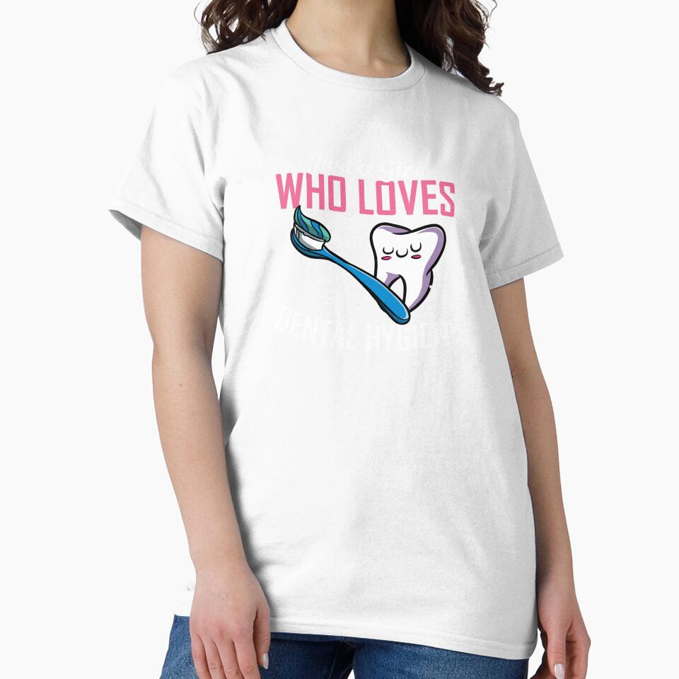 Just A Girl Who Loves Dental Hygiene Dentist by Pubi