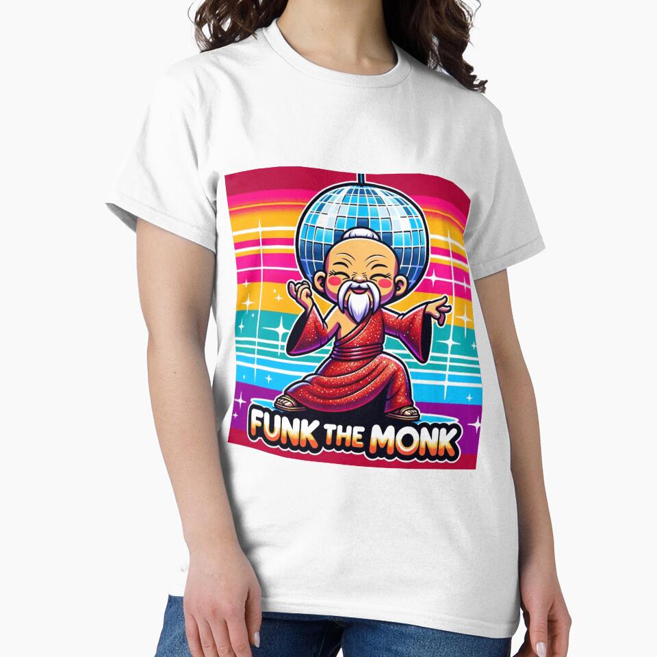 Funk the Monk - School of Mystic Disco - Happy Comical Yoga by tribalfantasy