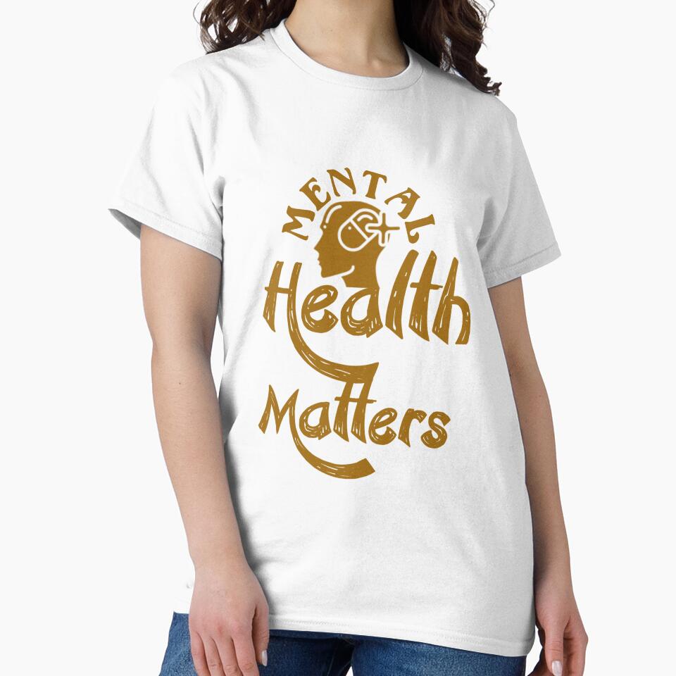 Mental health matters, colorful original slogan,,V888. by Chakilogy