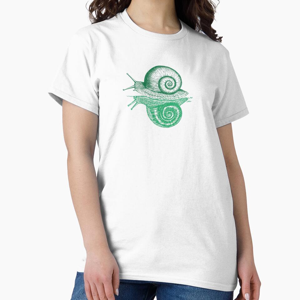 Garden Snail Vintage Pattern Perfect Gift For Nature Lover by AGreetee