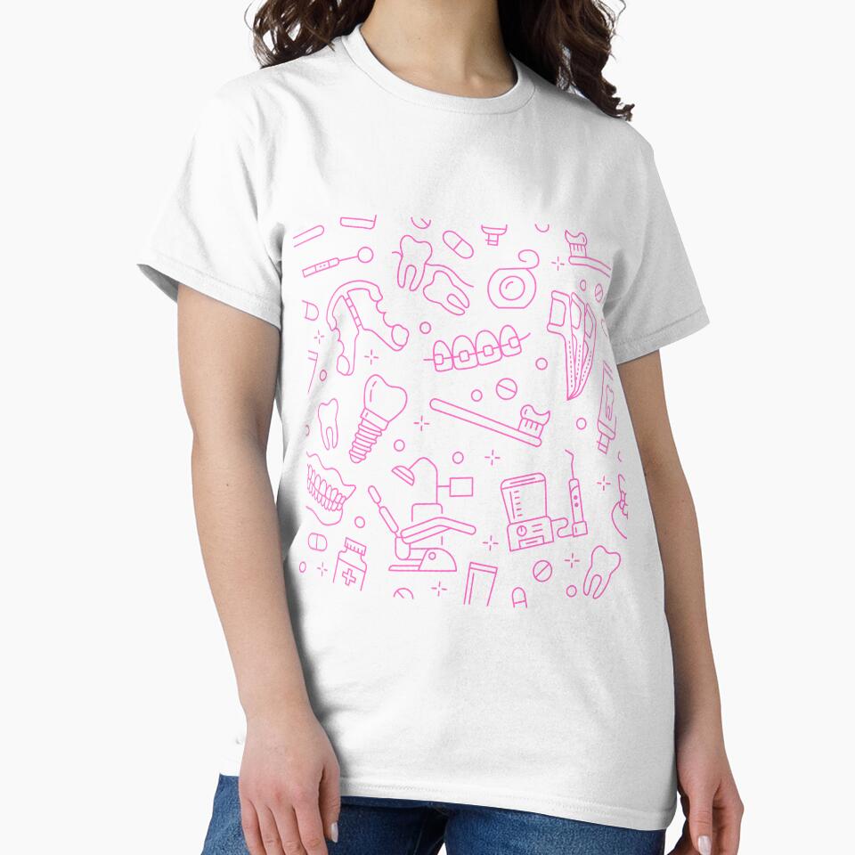 Dental pink pattern for dentistry lovers by DentalBabe