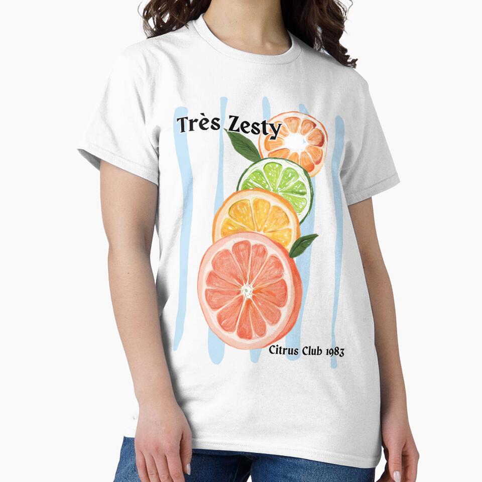 Vintage Citrus Fruit Design – Retro Orange Lemon Lime Slice Summer Vibes by CottonandQuill