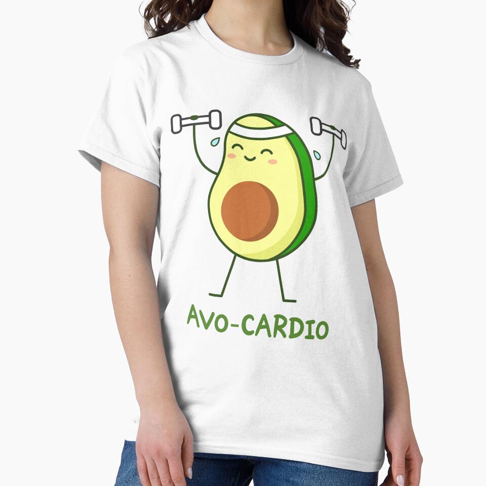Avo-cardio pun. Avocado lifts weights. by TashaVector