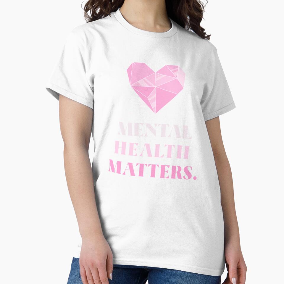 Mental Health Matters Mental Health Awareness Heart by DesignsStation8