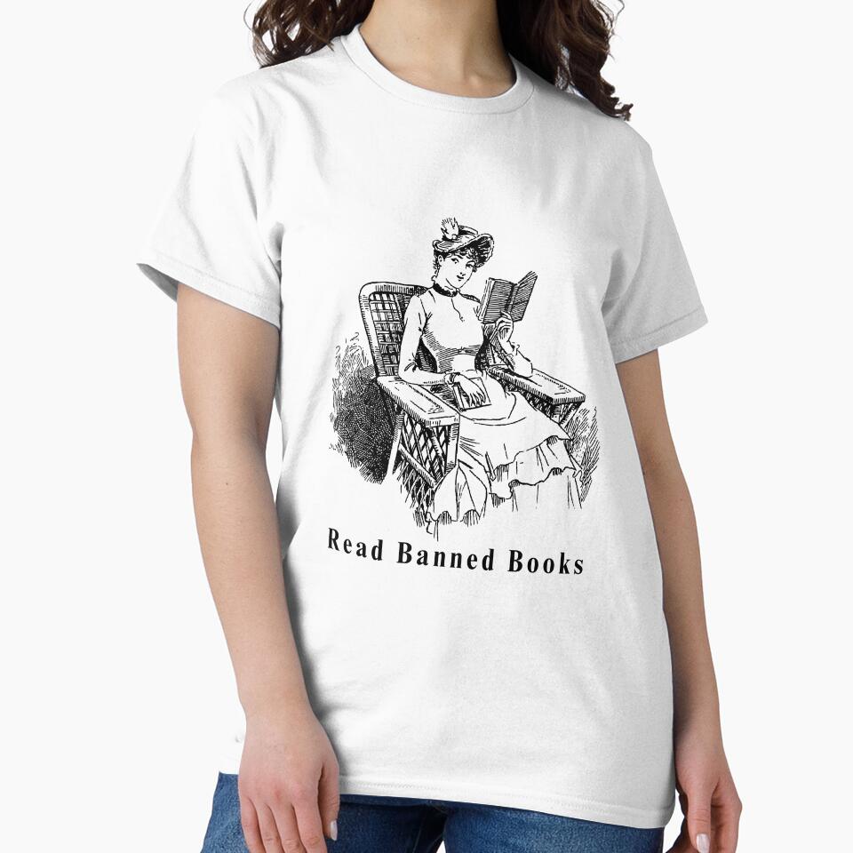 Read Banned Books - Vintage Woman by MusiMochi