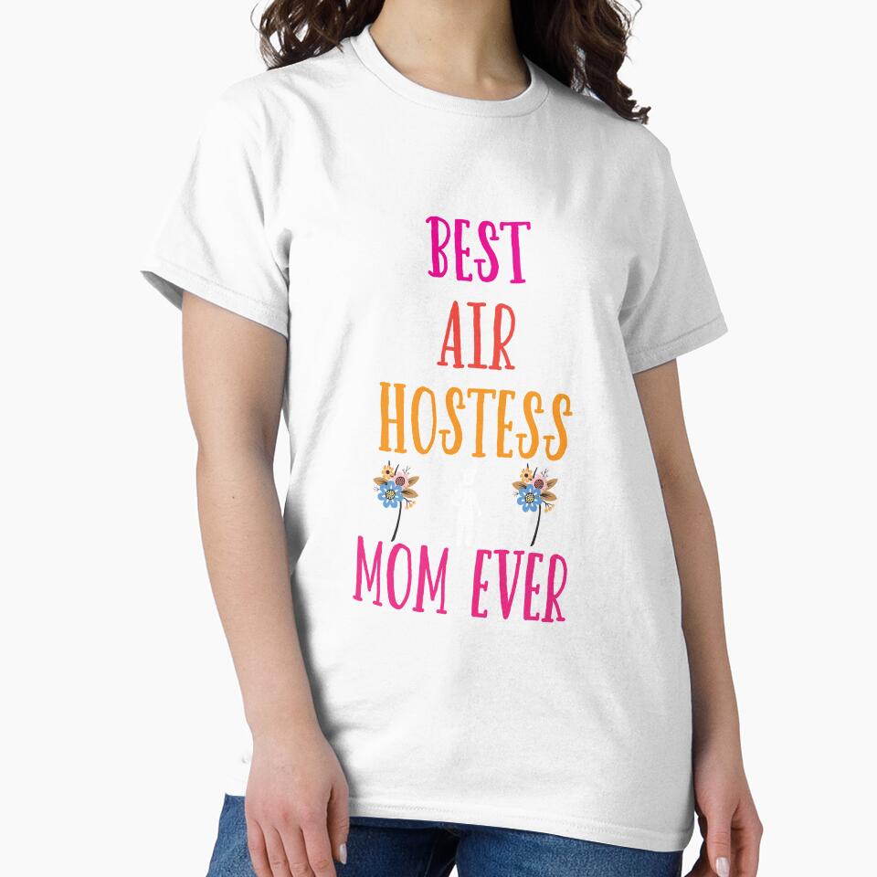Best Air Hostess Mom Every Funny Flight Attendants Flying Aviation by patroart