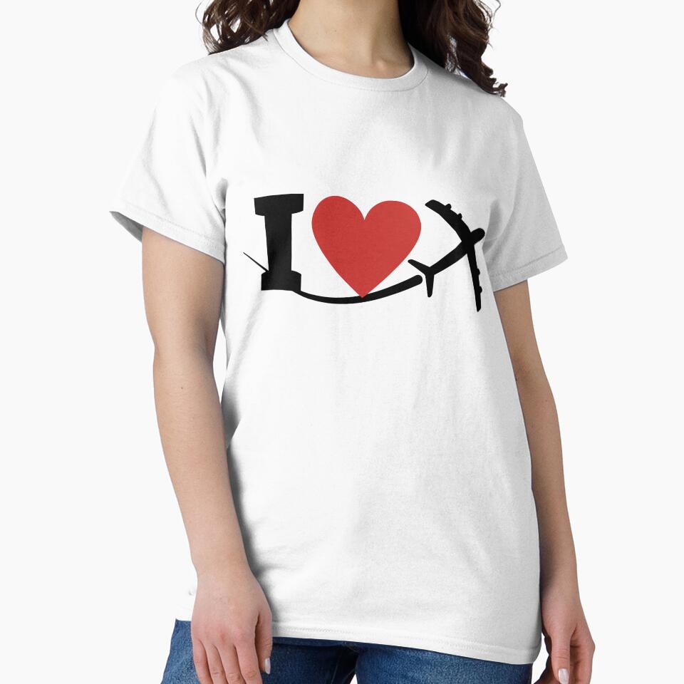I love flying I love aviation heart and aviation by AviationArtists