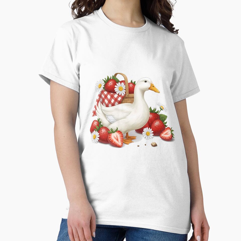 Summer Picnic Duck Daisy by pumsquare