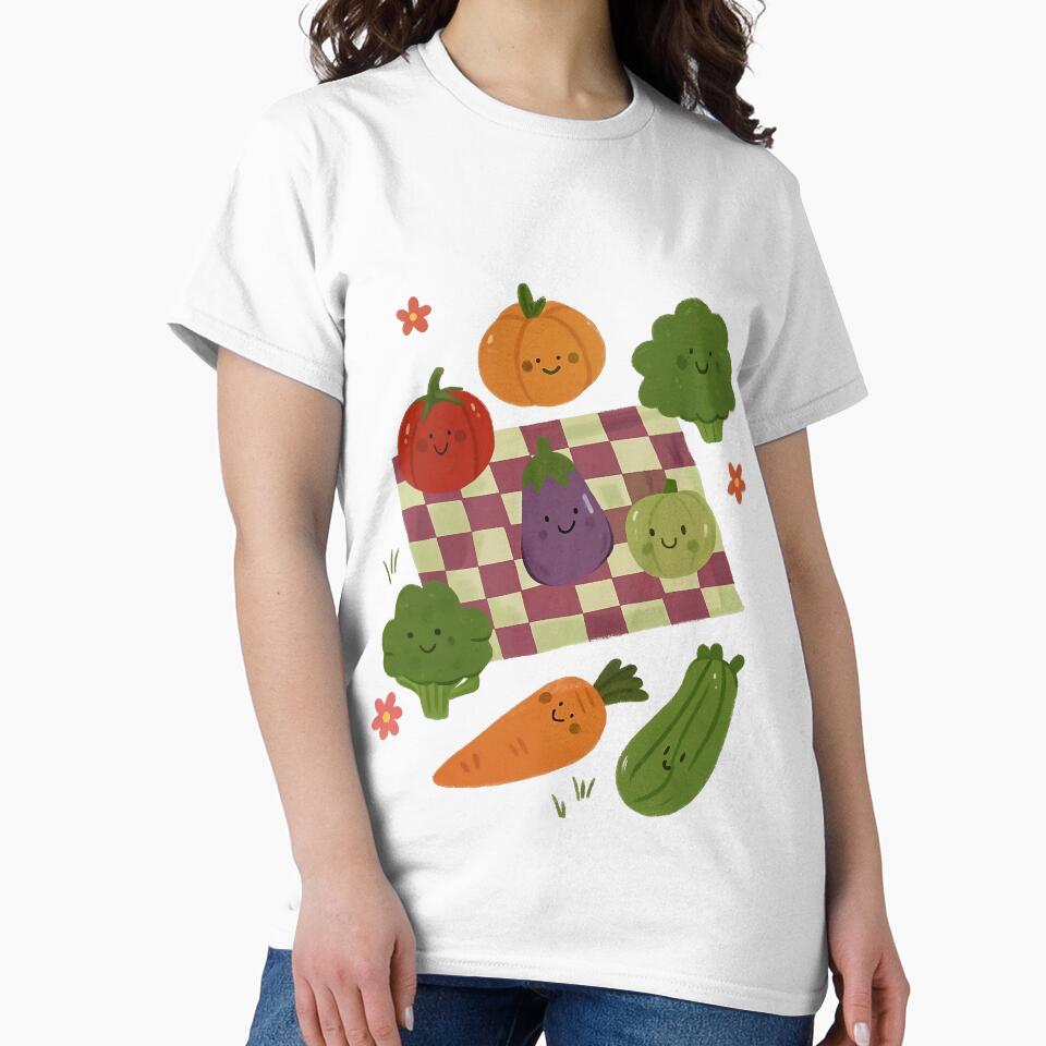Cottagecore Cute Veggie Picnic by Napxcha