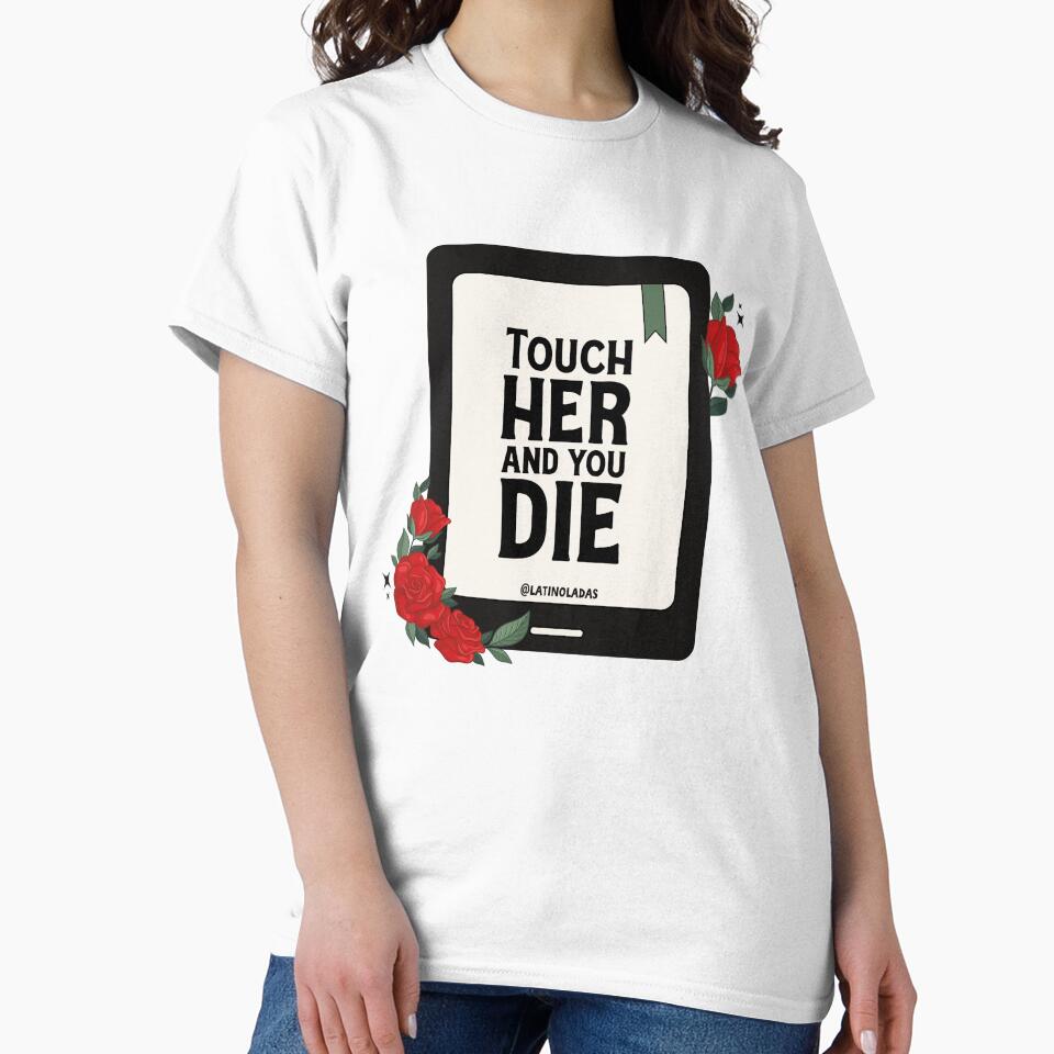 Touch Her And You Die / Dark Goth Romance Bookish Kindle by Latinoladas