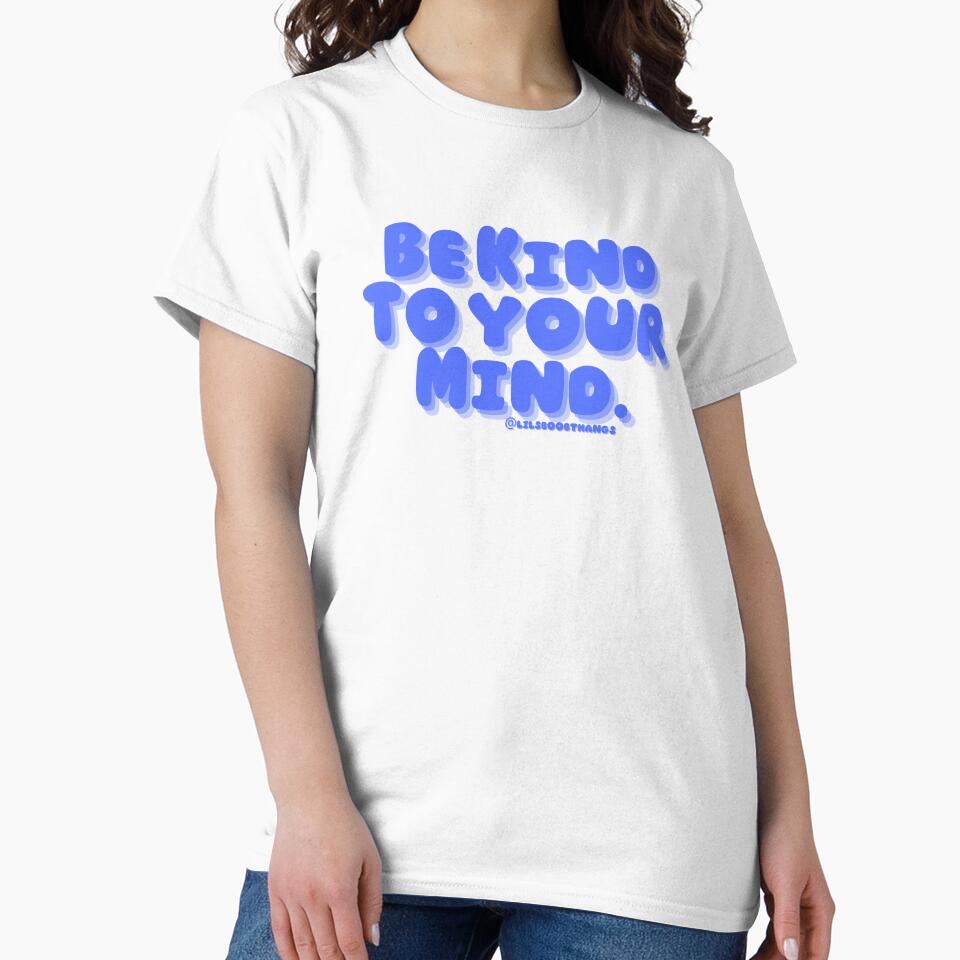 Be kind to your mind. v5c, blue, trippy, bold | lilsboobthangs by lilsboobthangs