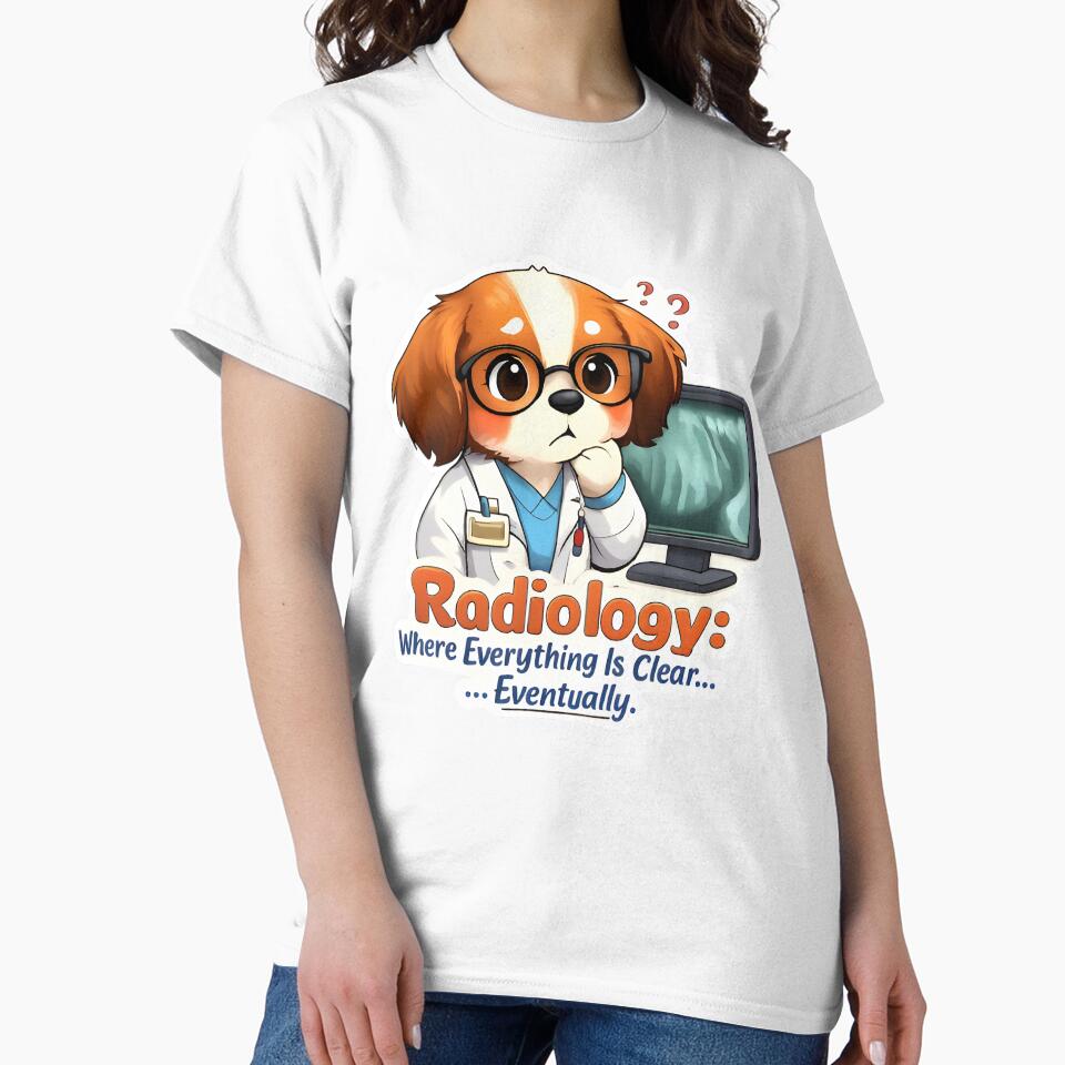 Radiology: Where Everything Is Clear… Eventually – Funny Vet X-Ray Art by Bettybee00