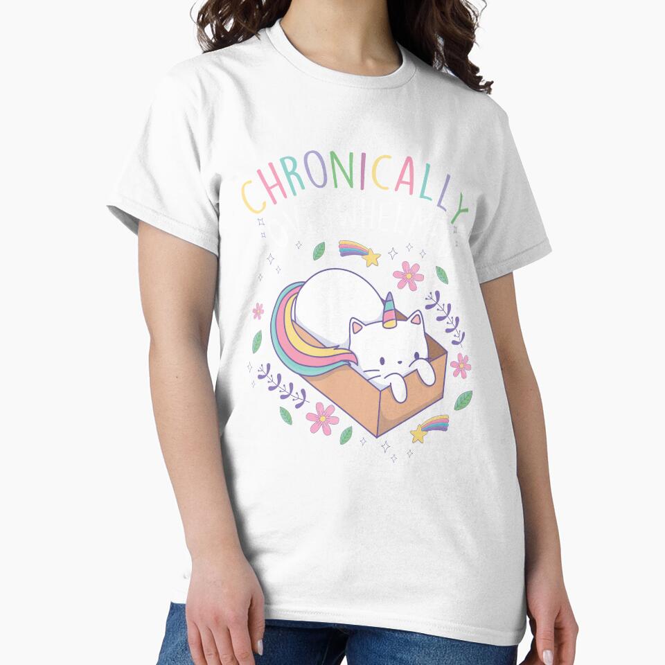Chronically Overwhelmed ADHD Autism Caticorn by Clara Hollins