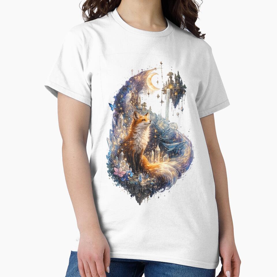 Mystical Fox Among Crystal Dreams by AstralAG