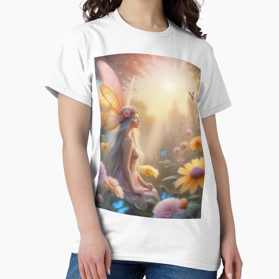 Stunning Fairy in Field Flowers by CreatedbyKandJ