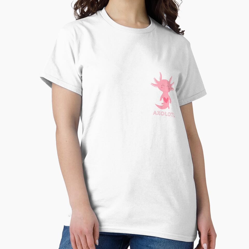 Cute Pink Axolotl by DoubleTroubleJ