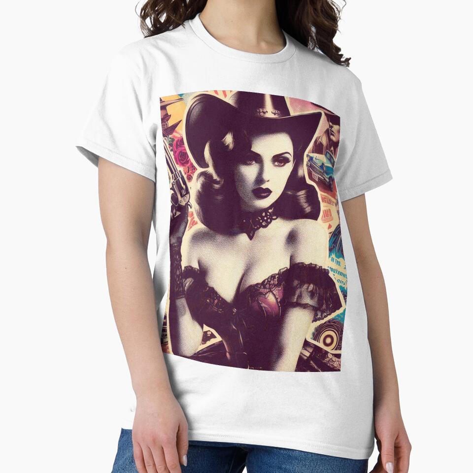 Vintage Country Woman Collage by PulpVintage