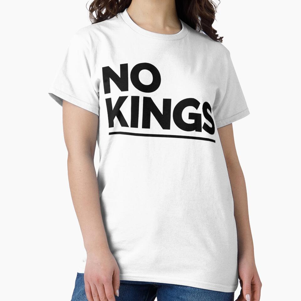 No Kings Quote Sticker – Punk Anarchist Redbubble Art by eyesasdaggers