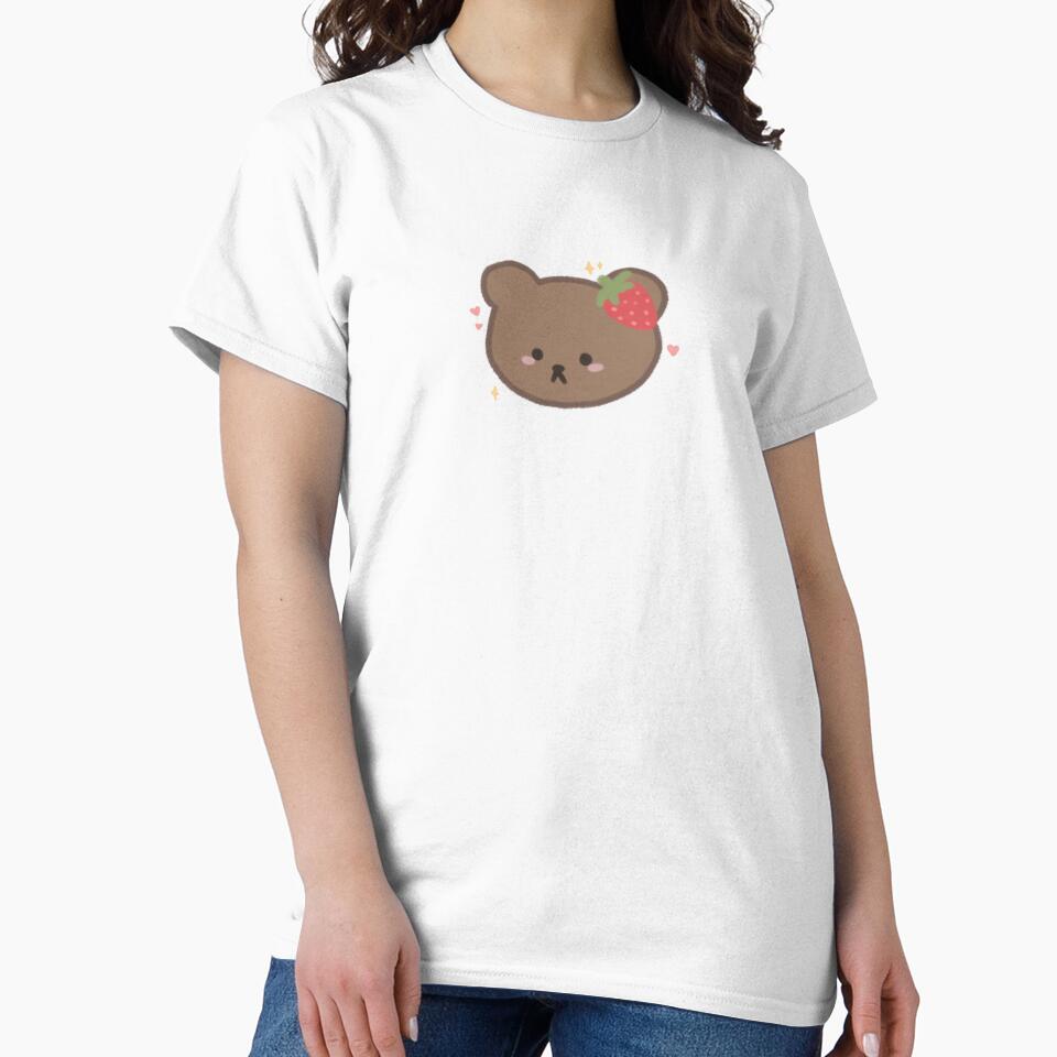 strawberry brown bear by ff studios